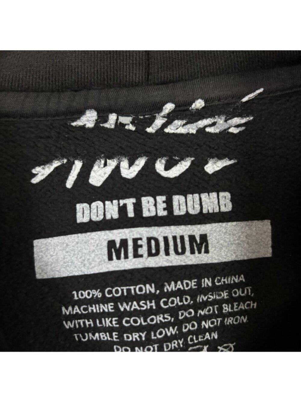 Asap Rocky Don't Do Be Dumb Tour Rap Hoodie Size Medium - Picture 4 of 4